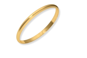 plain gold bangle - mujawharat jewellers